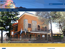 Tablet Screenshot of hotelallependici.com